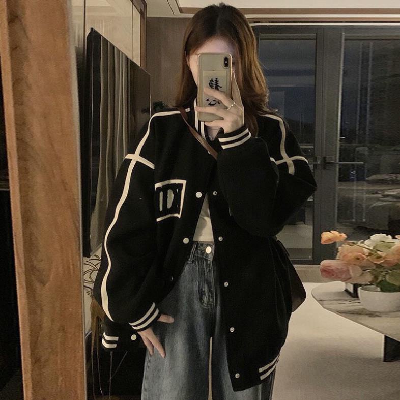 Áo Khoác Bomber Unisex  Thêu Kins Chất Xịn Xò 🥰Áo Khoác Bóng Chày Đẹp