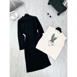 Sét váy suông kèm gile thỏ TH29
