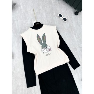 Sét váy suông kèm gile thỏ TH29