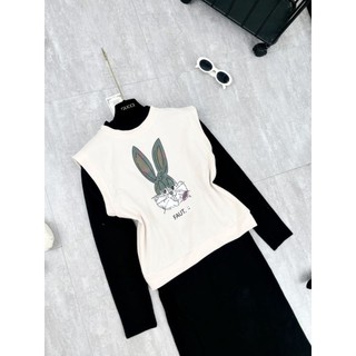 Sét váy suông kèm gile thỏ TH29