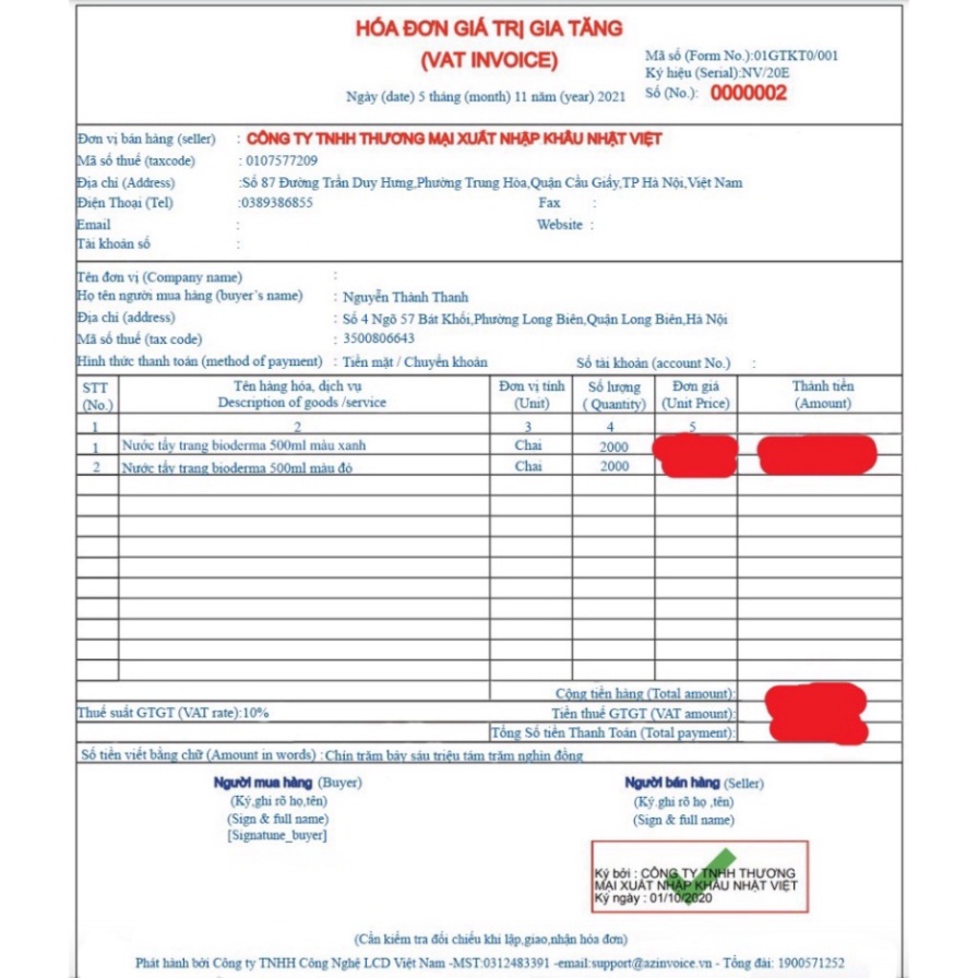 Nước Tây Trang Bioderma 500ml chuẩn chính hãng  - GTM Beauty