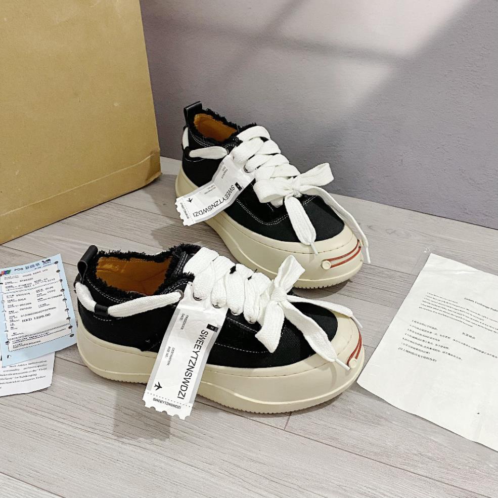 Giá Nhà Máy Sản Xuất SMILEREPUBLIC Jianji Giày Canvas Đế Dày Mặt Cười Phong Cách Jianji Influencer V4ZI
