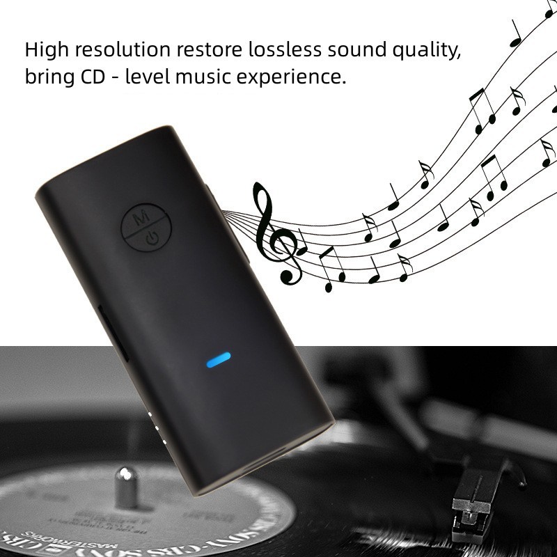 Bộ thu Bluetooth Âm thanh s80  dùng cho Amply Loa Tai nghe Ô tô sử dụng Pin sạc trên 20 giờ Chất lượng đỉnh