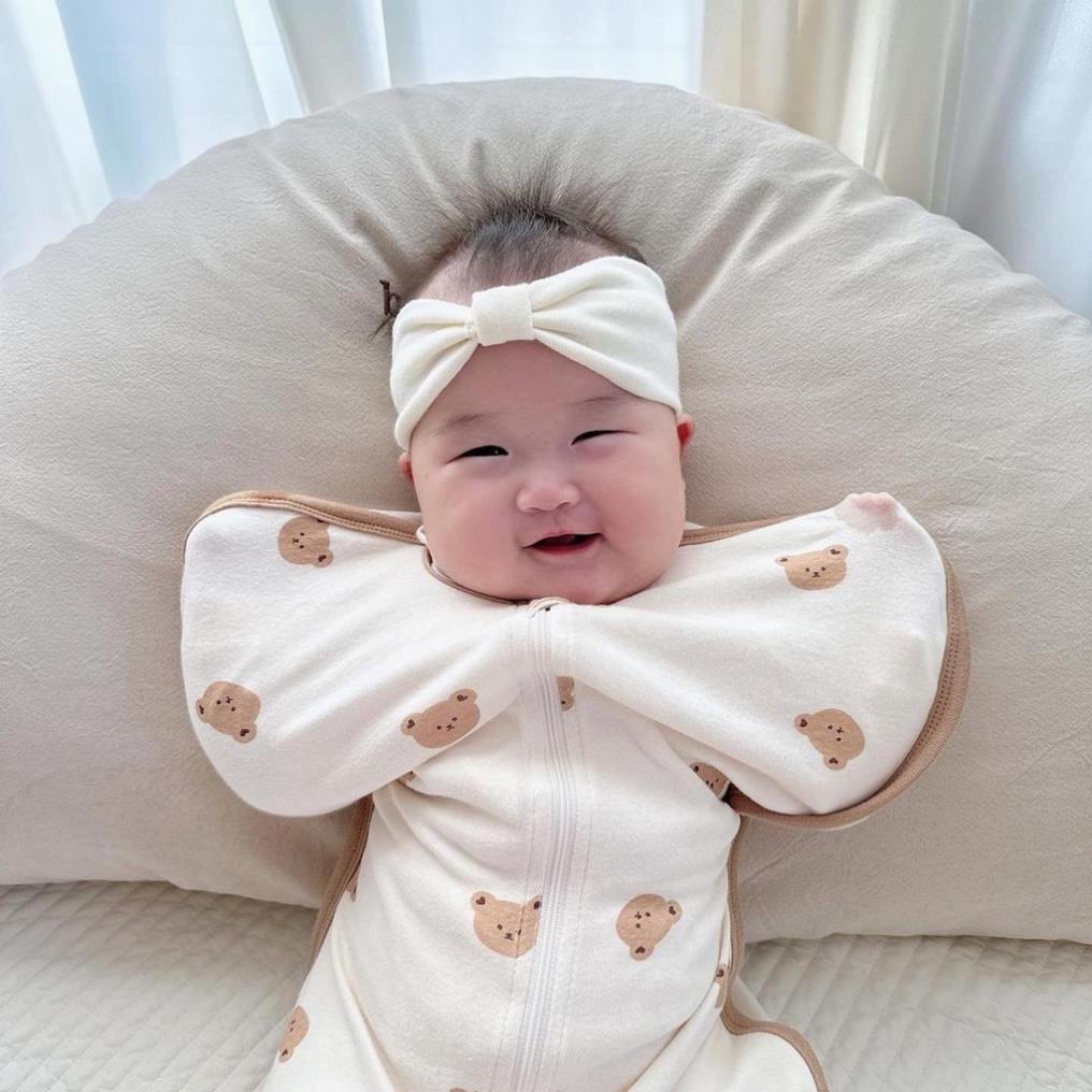 Nhộng chũn cho bé sơ sinh ngủ ngon, giảm giật mình, vải cotton mềm mại co giãn 4 chiều nhiều họa tiết-Khoaibaby