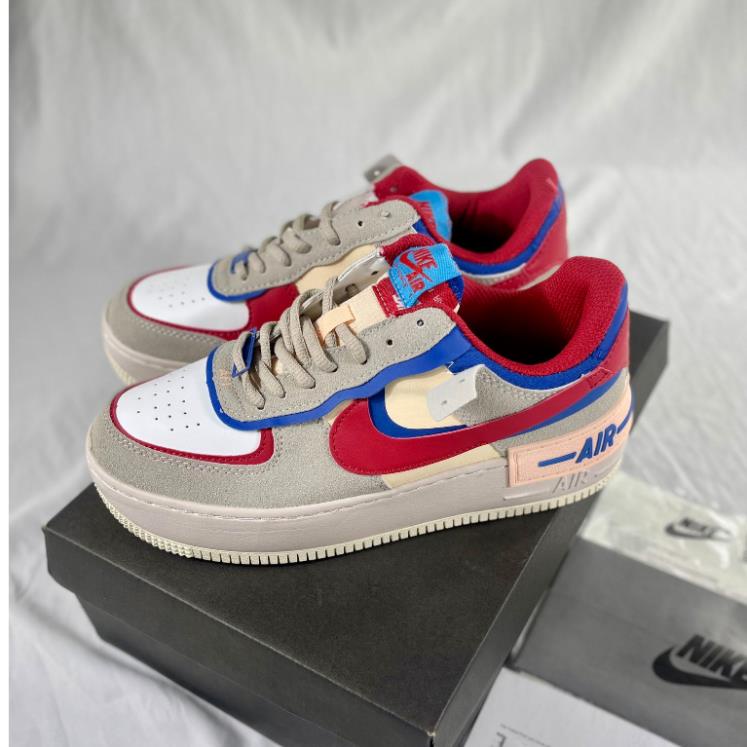 Giày thể thao Nike Air Force 1 Shadow Sail Royal Red CU8591-100 full box+bill