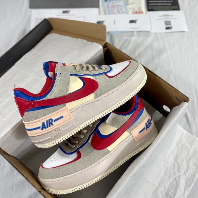 Giày thể thao Nike Air Force 1 Shadow Sail Royal Red CU8591-100 full box+bill