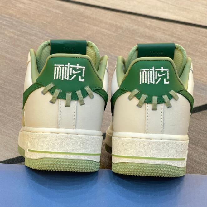 NIKE THỂ THAO AIR FORCE 1 LOW NAI-KE “WHITE GREEN” FN0369-100. GIÀY AF1 LOW 07 BAMBOO WEAVE