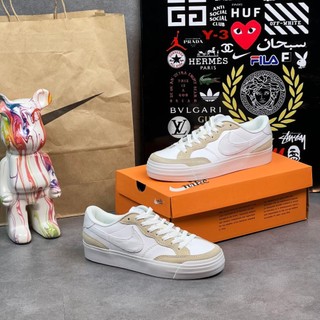 Giày Thể Thao Njke S,B Pogo Trắng Kem Mới, giày sneaker nam nữ basic dễ phối đồ tặng kèm box