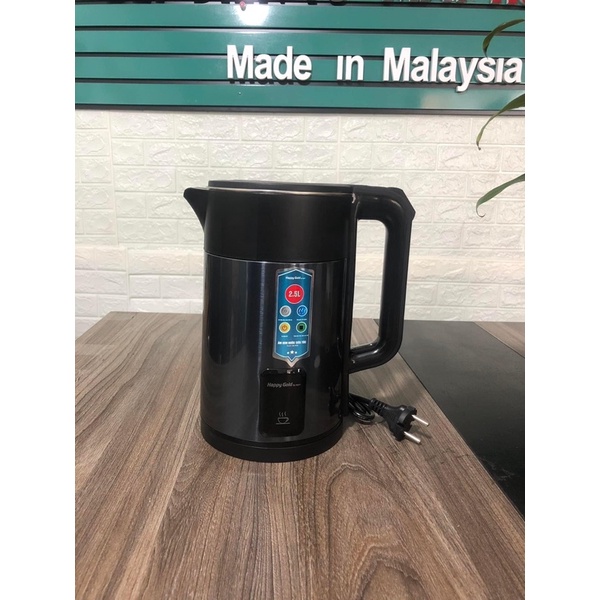 Ấm siêu tốc Inox 2 lớp Happy Gold HG-M26 dung tích 2,5L