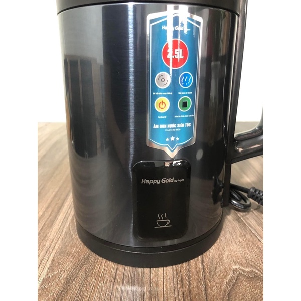 Ấm siêu tốc Inox 2 lớp Happy Gold HG-M26 dung tích 2,5L