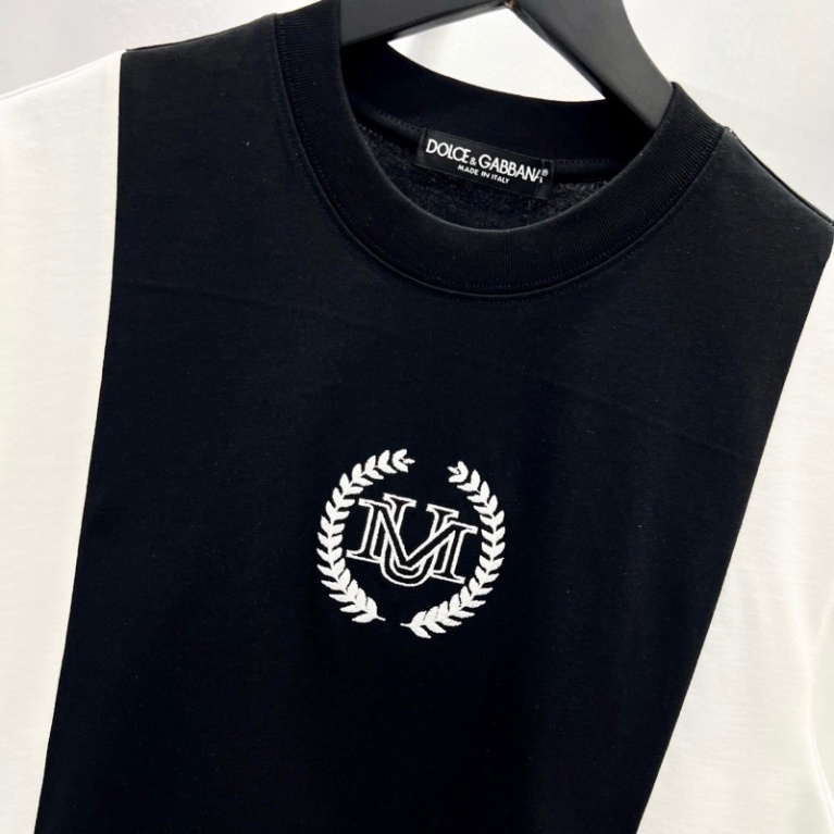 Áo Phông Nam Nữ  DG Thêu Logo chữ Urbanmonkey Bông Lúa Ghép Màu Đen Trắng . Áo Thun Cộc Tay Siêu Cấp Cho Các Boy Phố