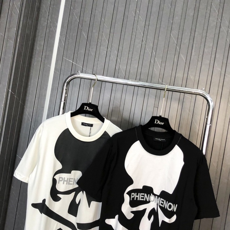 Áo phông nam nữ Premium Cotton in hình xương đầu lâu Phenomenon phong cách đường phố streetwear