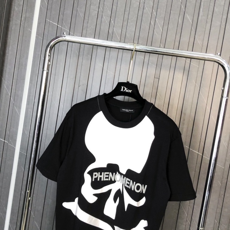 Áo phông nam nữ Premium Cotton in hình xương đầu lâu Phenomenon phong cách đường phố streetwear