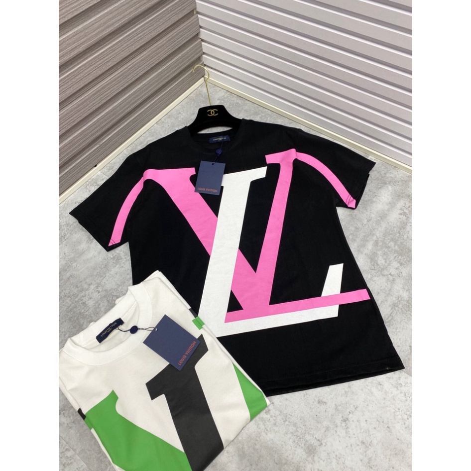 Áo Thun Nam Nữ In Chữ Eo Vì 2 Màu Đen Trắng - Áo Phông Siêu Cấp Chất Liệu Cotton Dày Dặn Thời Trang 2023