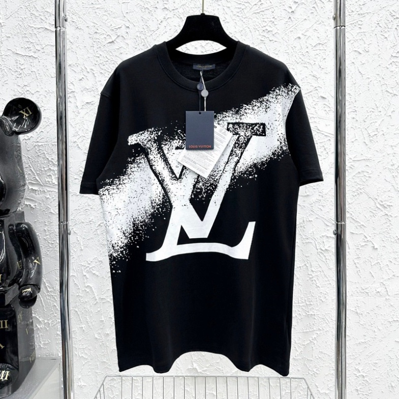 Áo Phông Nam Nữ In Chữ Eo Vì Vạch Loang Chéo Đen Trắng - Áo Cộc Tay Cao Cấp Chất Liệu Cotton Dày Dặn Thời Trang 2023