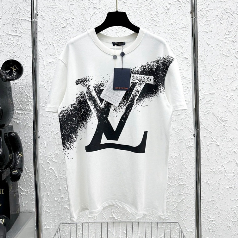 Áo Phông Nam Nữ In Chữ Eo Vì Vạch Loang Chéo Đen Trắng - Áo Cộc Tay Cao Cấp Chất Liệu Cotton Dày Dặn Thời Trang 2023