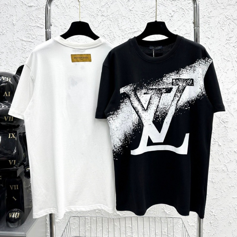 Áo Phông Nam Nữ In Chữ Eo Vì Vạch Loang Chéo Đen Trắng - Áo Cộc Tay Cao Cấp Chất Liệu Cotton Dày Dặn Thời Trang 2023