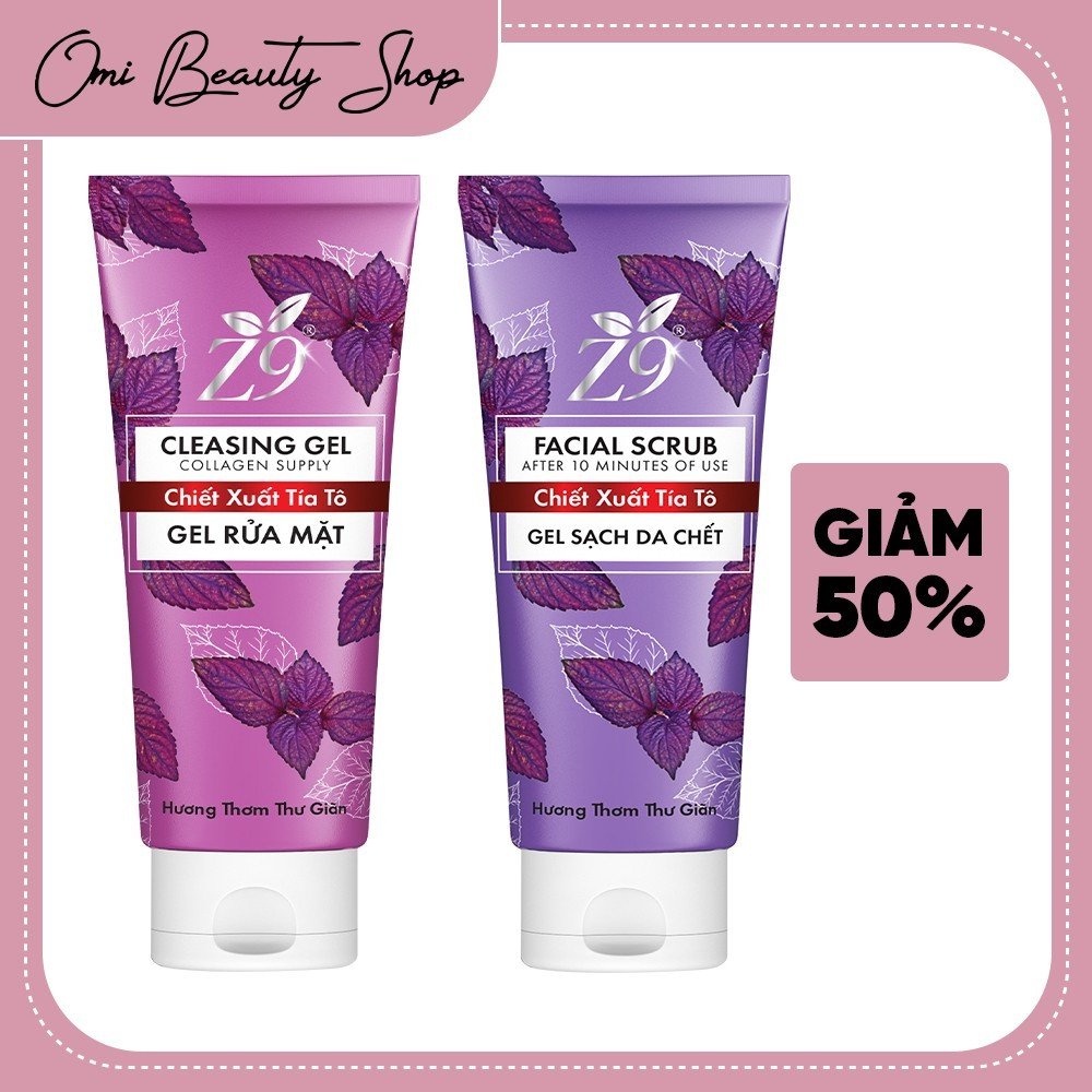 COMBO GEL TẨY TẾ BÀO VÀ SỬA RỬA MẶT TÍA TÔ