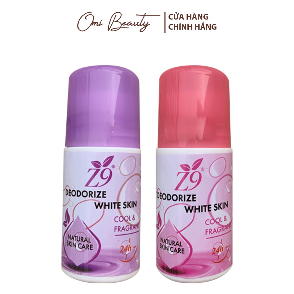 Lăn Khử Mùi Z9 Ngăn Mùi Hiệu Quả Khô Thoáng 24h 65ml