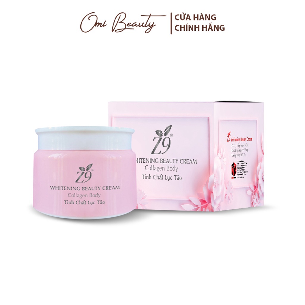 Kem Body collagen Tinh Chất Lục Tảo Z9 Dưỡng Da Trắng Hồng 180G Z85