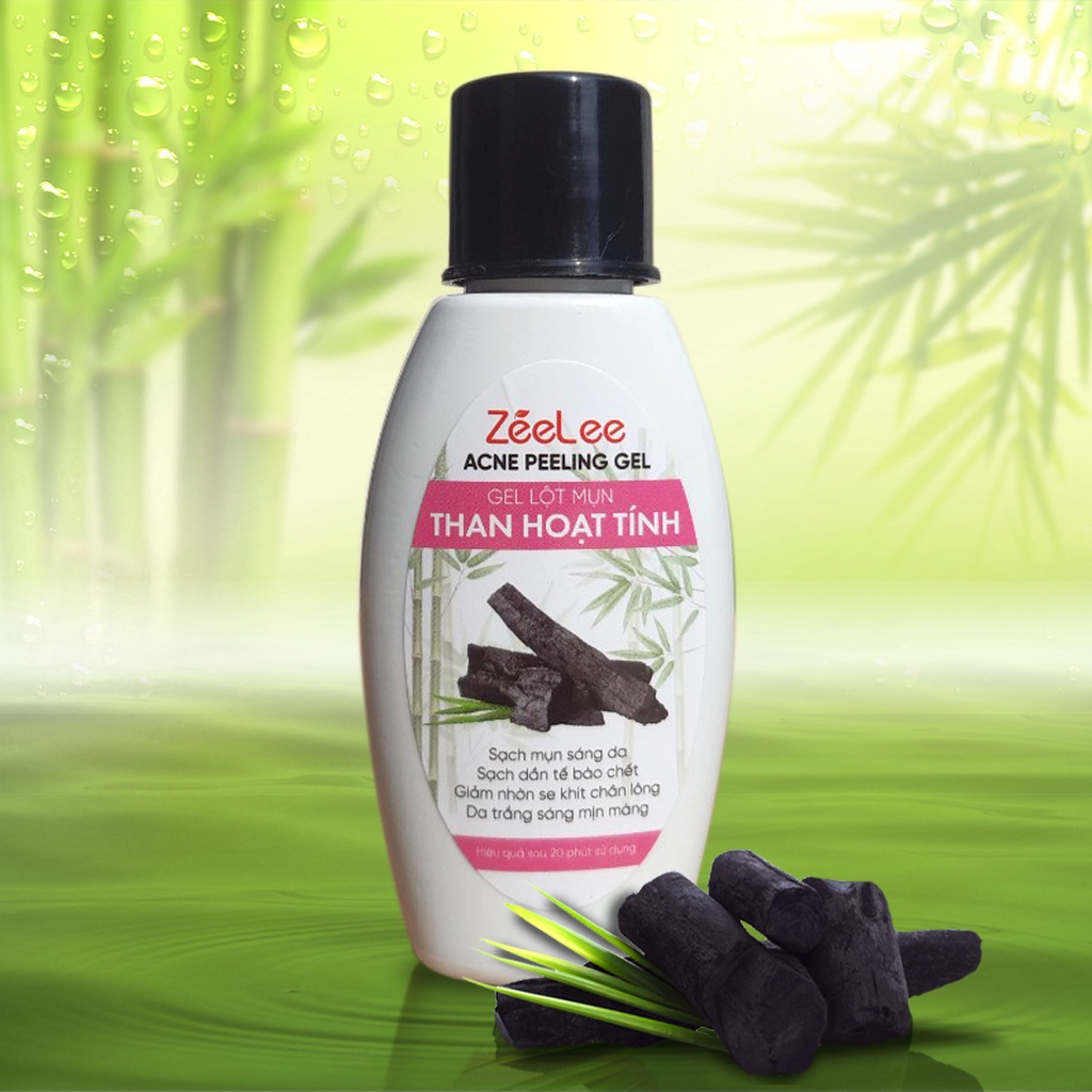 Gel Lột Mụn Than Hoạt Tính ZeeLee Sạch Mụn Thải Độc Sáng Da Mịn Màng