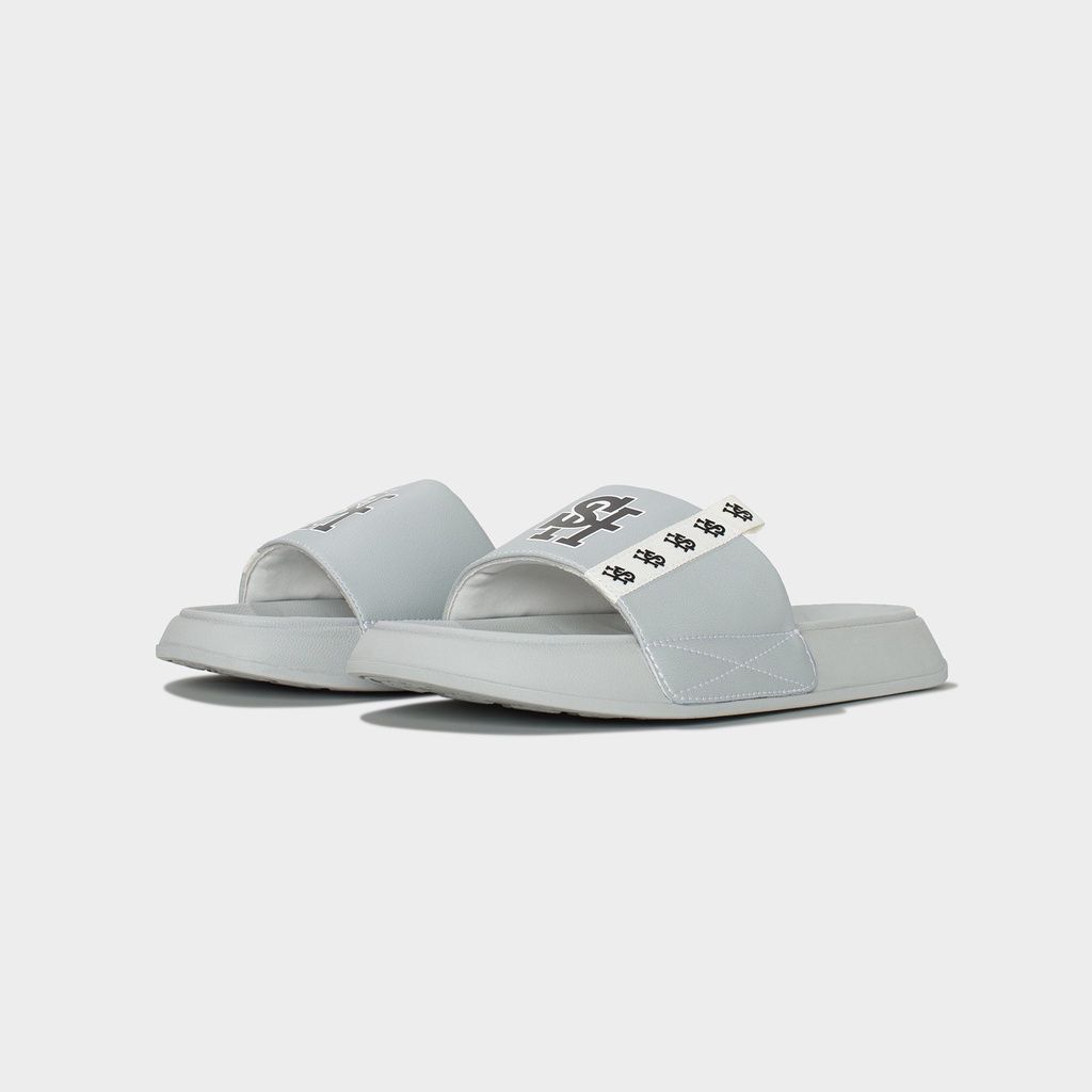 Dép Trendy III Thêu Chữ SH Shondo Full Xám TRE2222