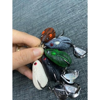 Mồi câu lure nhái hơi chuột lk hòa bản 7g,8g