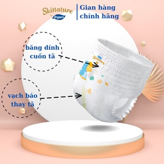 Tã dán, quần Skinature by Drypers NB2/S2/M2/L2/Xl2 1 túi