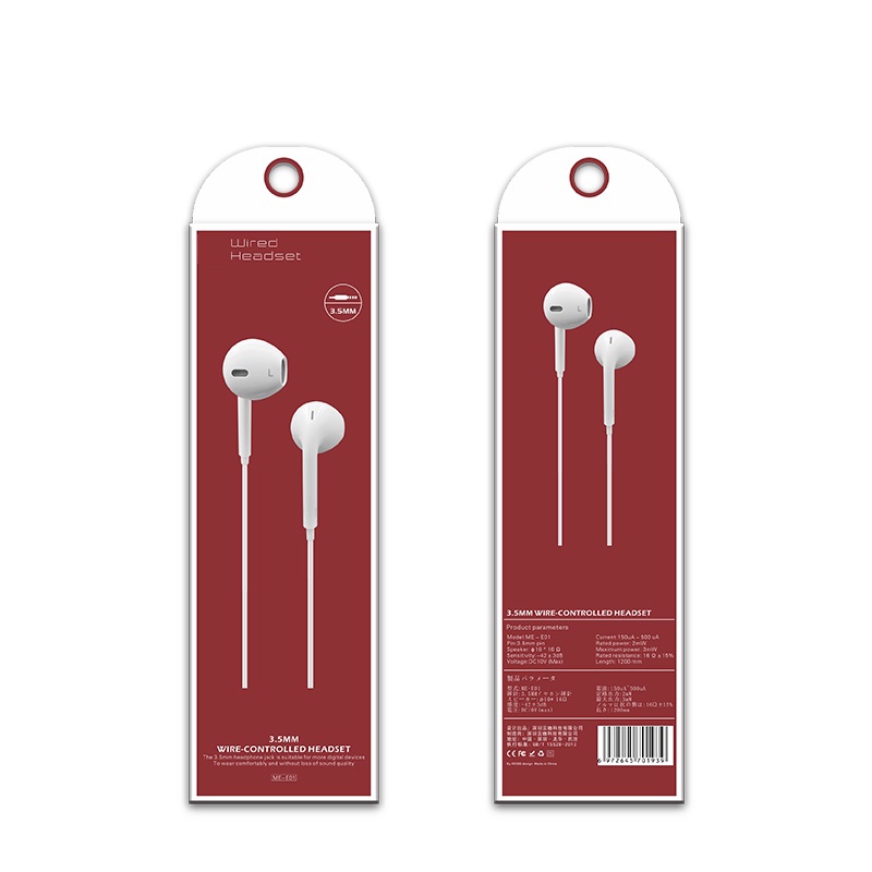 Tai Nghe Nhét Tai ZU01 Chính hãng Full Box có dây có mic Gaming chống ồn giá rẻ Jack 3.5 PK DO GIA bảo hành 6 tháng