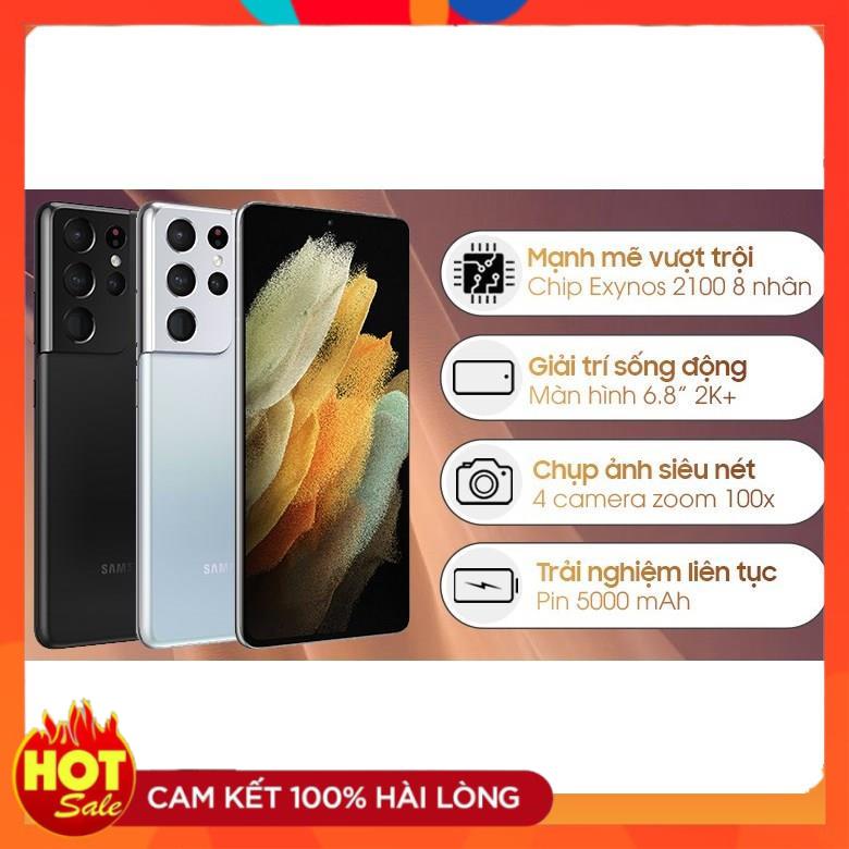 Điện Thoại Samsung Galaxy S21 Ultra 5G 128GB bảo hàng 12 tháng lỗi 1 đổi 1 fulll boxx