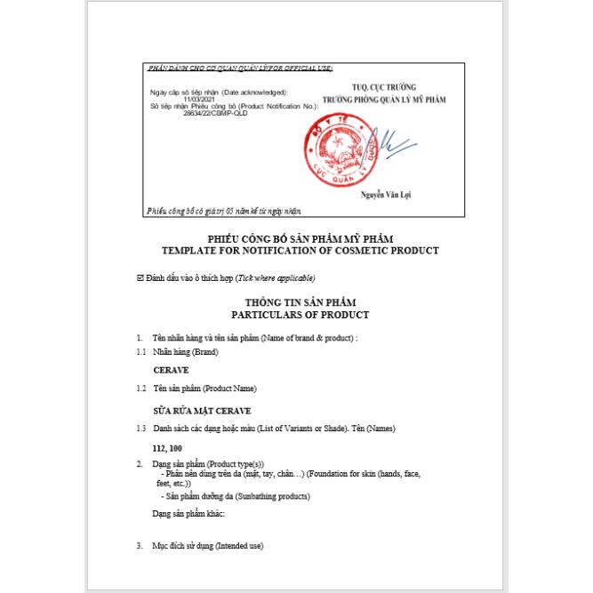 Sữa Rửa Mặt CERAVE Dành Cho Da Khô Và Da Dầu 236ML