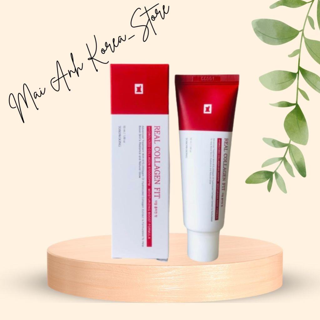 Peel collagen nano căng bóng, Real collagen fit Hàn Quốc 50ml