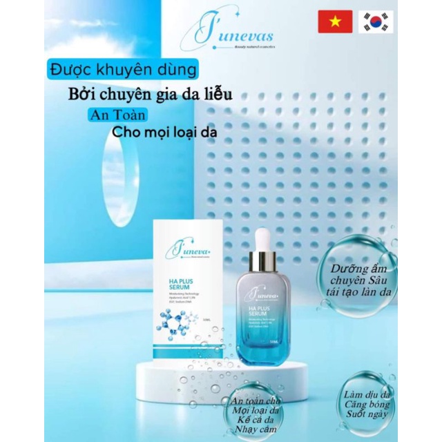 Tinh chất cấp ẩm, căng bóng da Junevas 50ml