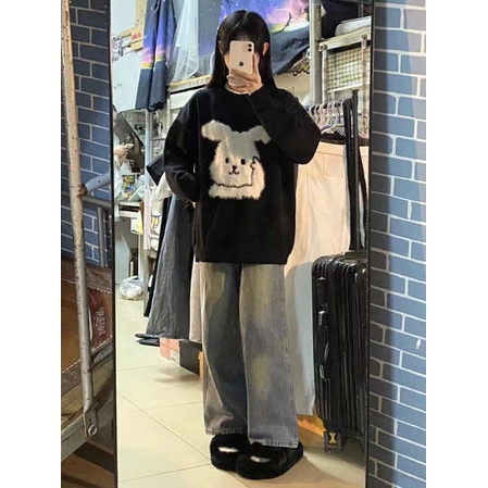 Áo sweater Cổ Tròn Phong Cách Thu Đông Mới Cho Nữ