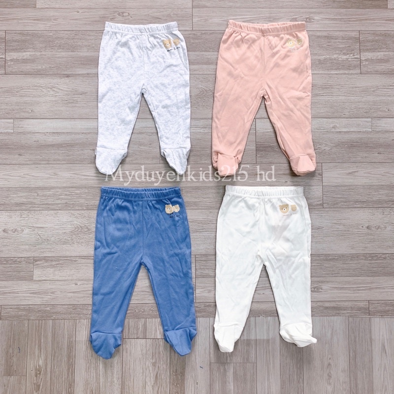 Quần liền tất chất cotton co giãn dành cho bé từ 5 kg đến 15kg