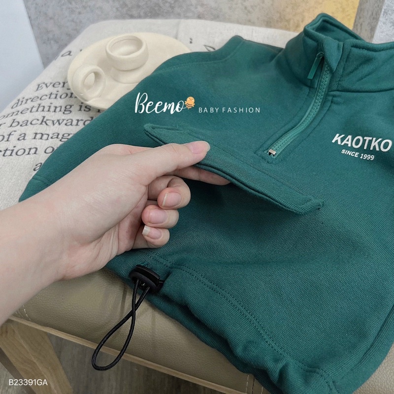 Áo nỉ gile Beemo cho bé