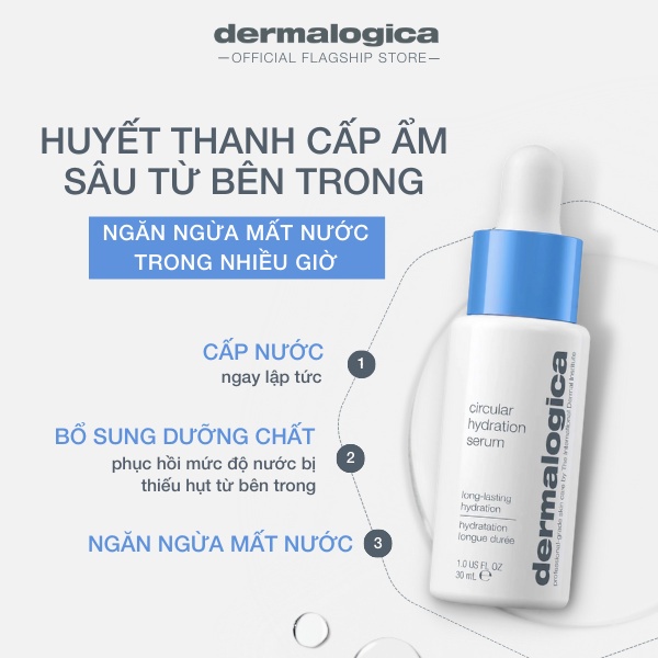 Tinh chất Dermalogica Circular Hydration Serum cấp ẩm chuyên sâu 30ml