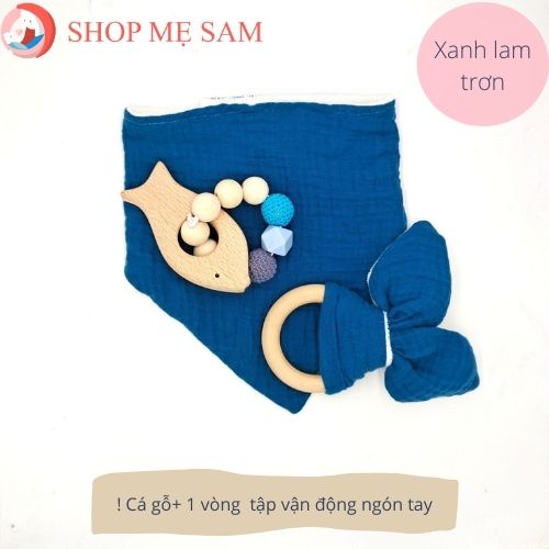 SET YẾM xô muslin 3 CHI TIẾT