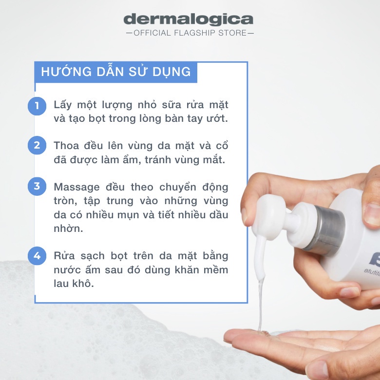 Sữa rửa mặt Dermalogica Clearing Skin Wash dành cho da dầu mụn 250ml