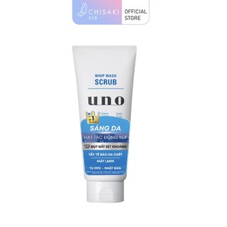 Sữa rửa mặt uno tạo bọt dạng hạt sáng da cho da sần 130g