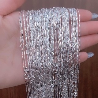 Dây chuyền nữ Bibi silver dây mưa chất liệu bạc ta chuẩn