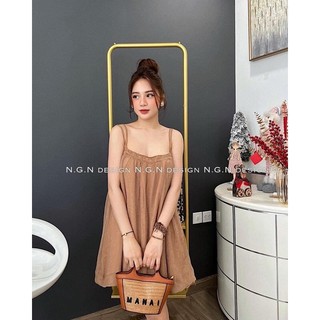 Tt 50 - đầm 2 dây dáng xòe siêu xinh