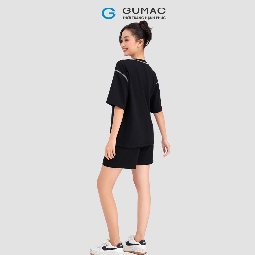 Áo thun chạy viền GUMAC ATD03013