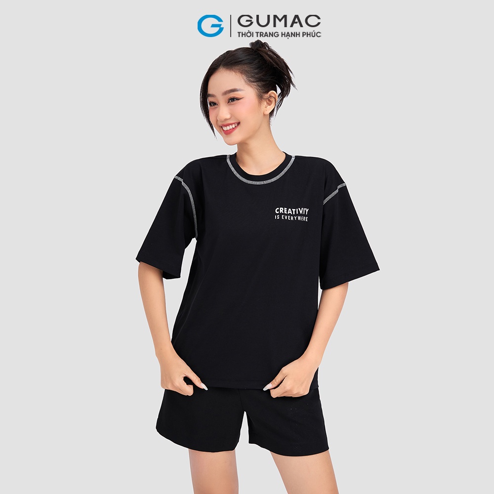 Áo thun chạy viền GUMAC ATD03013