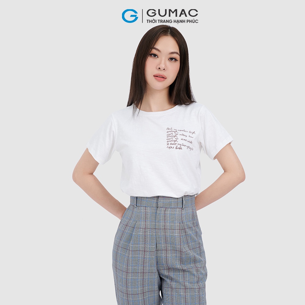 Quần baggy caro thời trang GUMAC QC10069