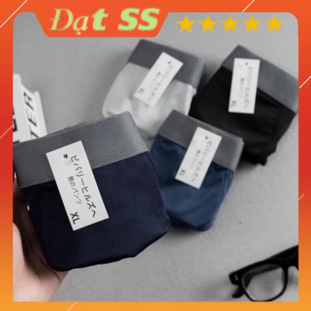 Quần lót nam, sịp đùi nam Boxer Trơn cạp to chất thun lạnh co dãn 4 chiều thoáng mát thời thượng