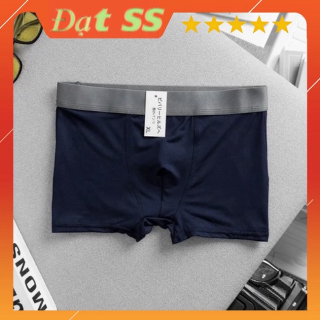 Quần lót nam, sịp đùi nam Boxer Trơn cạp to chất thun lạnh co dãn 4 chiều thoáng mát thời thượng