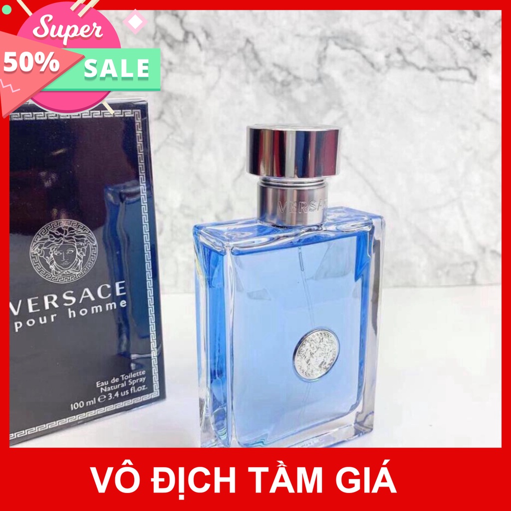 Nước hoa nam Versace Pour Homme 100ml - Tươi mát & lịch lãm lưu hương lâu