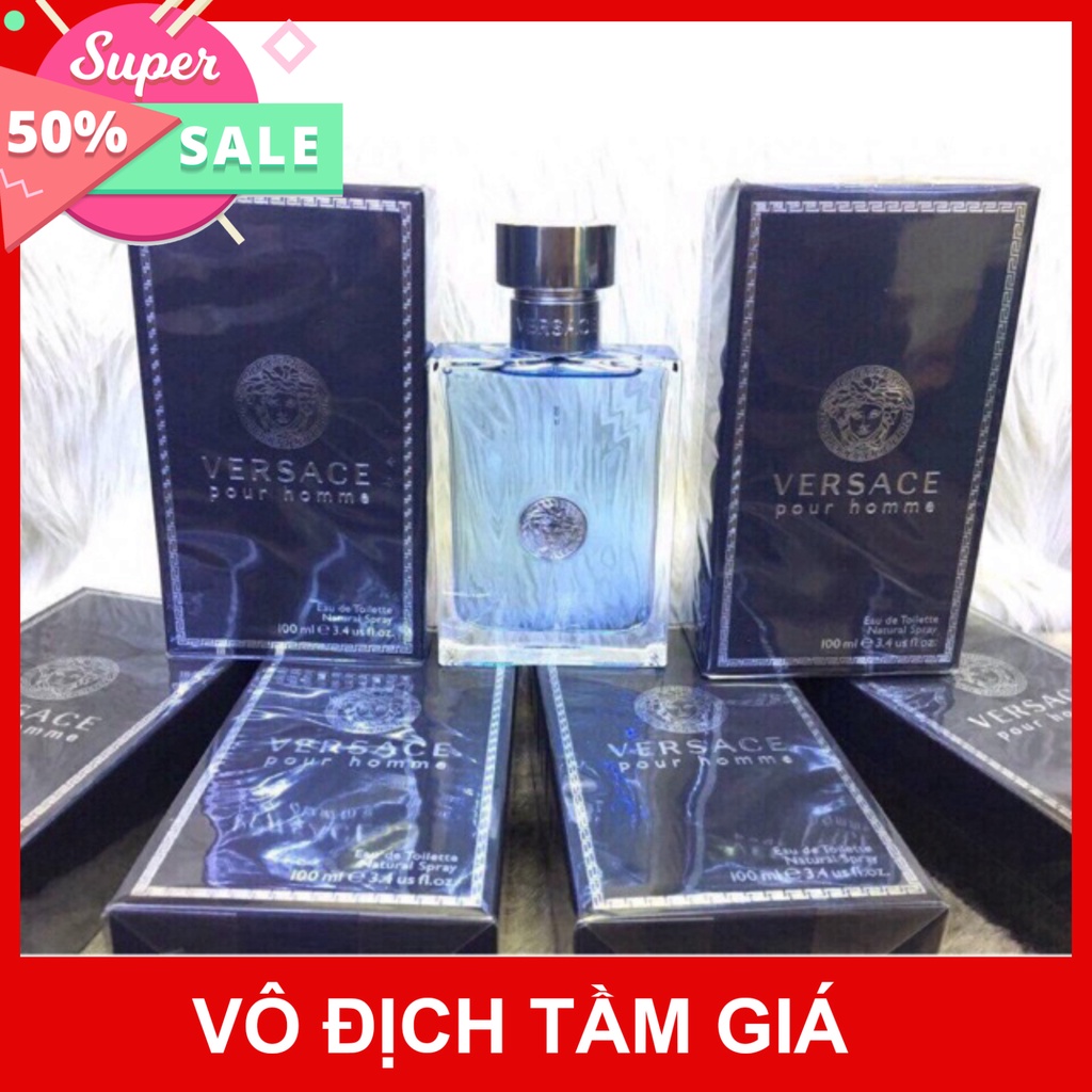 Nước hoa nam Versace Pour Homme 100ml - Tươi mát & lịch lãm lưu hương lâu