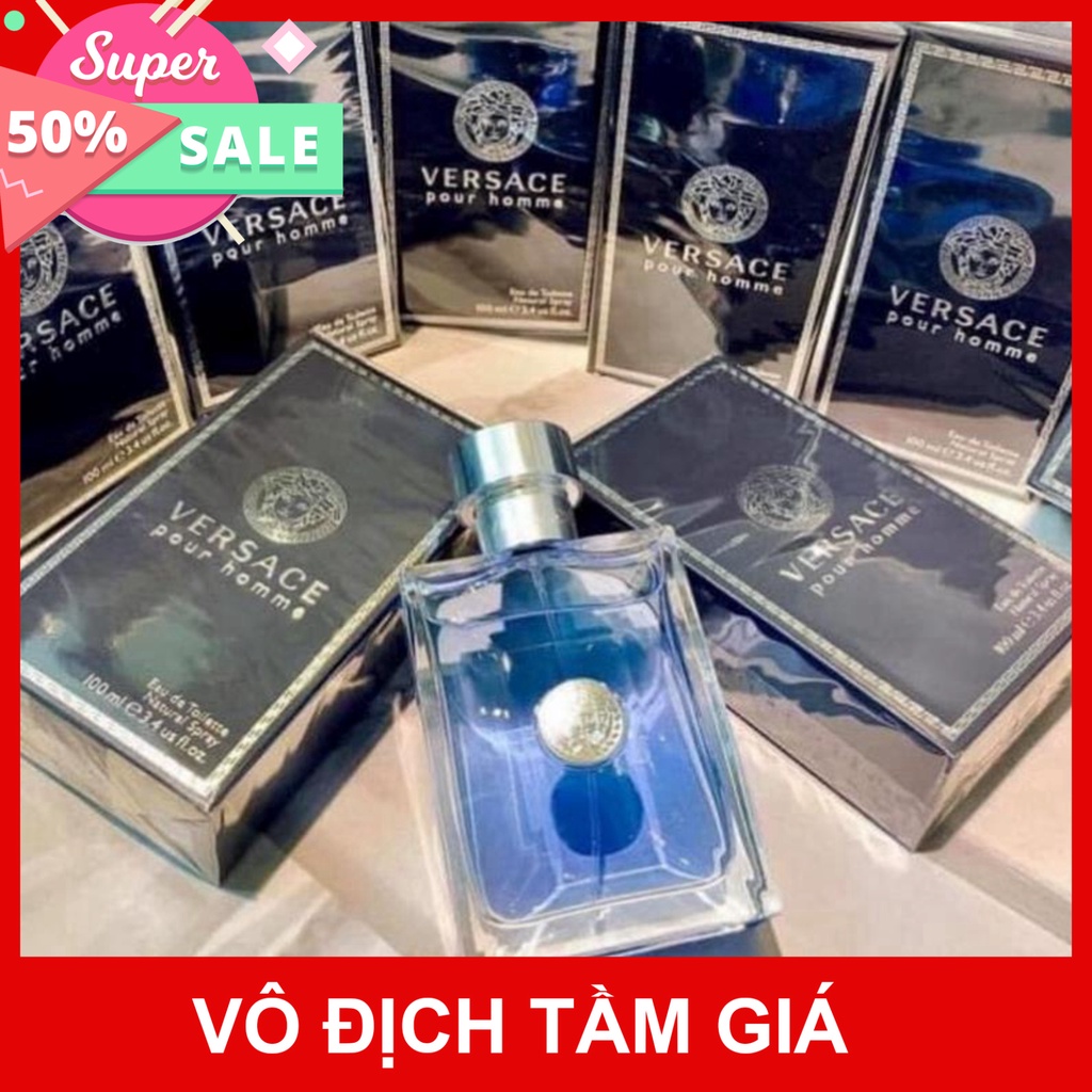 Nước hoa nam Versace Pour Homme 100ml - Tươi mát & lịch lãm lưu hương lâu